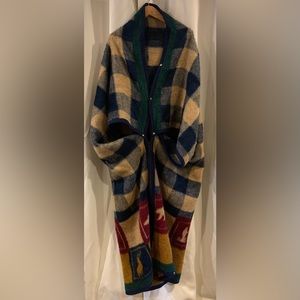 Vintage Biederlack‎ Blanket Native Southwest Snap Zip Sleeping Bag Cuddle Wrap